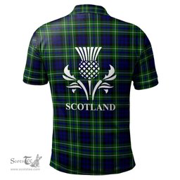 Scottish MacNeil of Colonsay Modern Clan It's In My DNA - DNA In Me Crest Tartan Polo Shirt Scottish Plaid Tartan Plaid - ScotsTee - scotstee.com