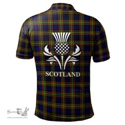 Scottish MacLellan Modern Clan It's In My DNA - DNA In Me Crest Tartan Polo Shirt Scottish Plaid Tartan Plaid - ScotsTee - scotstee.com