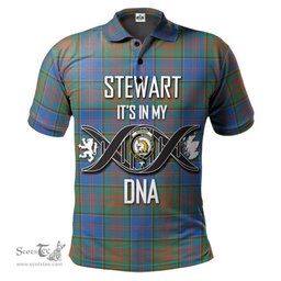 Scottish Stewart of Appin Hunting Ancient Clan It's In My DNA - DNA In Me Crest Tartan Polo Shirt Scottish Plaid Tartan Plaid - ScotsTee - scotstee.com