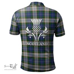 Scottish NovaScotia District Dress Clan It's In My DNA - DNA In Me Crest Tartan Polo Shirt Scottish Plaid Tartan Plaid - ScotsTee - scotstee.com