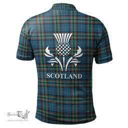 Scottish Ralston UK Clan It's In My DNA - DNA In Me Crest Tartan Polo Shirt Scottish Plaid Tartan Plaid - ScotsTee - scotstee.com