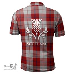 Scottish Cunningham Dress Clan It's In My DNA - DNA In Me Crest Tartan Polo Shirt Scottish Plaid Tartan Plaid - ScotsTee - scotstee.com