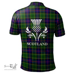 Scottish Forsyth Modern Clan It's In My DNA - DNA In Me Crest Tartan Polo Shirt Scottish Plaid Tartan Plaid - ScotsTee - scotstee.com