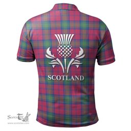 Scottish Lindsay Ancient Clan It's In My DNA - DNA In Me Crest Tartan Polo Shirt Scottish Plaid Tartan Plaid - ScotsTee - scotstee.com