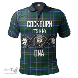 Scottish Cockburn Ancient Clan It's In My DNA - DNA In Me Crest Tartan Polo Shirt Scottish Plaid Tartan Plaid - ScotsTee - scotstee.com