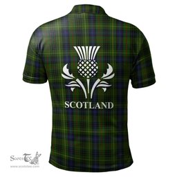 Scottish Stewart Hunting Clan It's In My DNA - DNA In Me Crest Tartan Polo Shirt Scottish Plaid Tartan Plaid - ScotsTee - scotstee.com