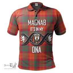 Scottish MacNab Ancient Clan It's In My DNA - DNA In Me Crest Tartan Polo Shirt Scottish Plaid Tartan Plaid - ScotsTee - scotstee.com