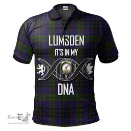 Scottish Lumsden Hunting Clan It's In My DNA - DNA In Me Crest Tartan Polo Shirt Scottish Plaid Tartan Plaid - ScotsTee - scotstee.com