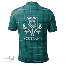Scottish Irvine Ancient Clan It's In My DNA - DNA In Me Crest Tartan Polo Shirt Scottish Plaid Tartan Plaid - ScotsTee - scotstee.com
