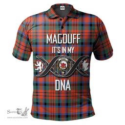 Scottish MacDuff Ancient Clan It's In My DNA - DNA In Me Crest Tartan Polo Shirt Scottish Plaid Tartan Plaid - ScotsTee - scotstee.com