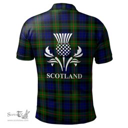 Scottish Gunn Modern Clan It's In My DNA - DNA In Me Crest Tartan Polo Shirt Scottish Plaid Tartan Plaid - ScotsTee - scotstee.com