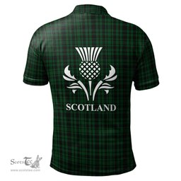 Scottish Menzies Green Clan It's In My DNA - DNA In Me Crest Tartan Polo Shirt Scottish Plaid Tartan Plaid - ScotsTee - scotstee.com