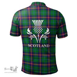 Scottish Young Modern Clan It's In My DNA - DNA In Me Crest Tartan Polo Shirt Scottish Plaid Tartan Plaid - ScotsTee - scotstee.com