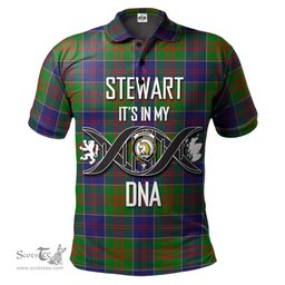 Scottish Stewart of Appin Hunting Modern Clan It's In My DNA - DNA In Me Crest Tartan Polo Shirt Scottish Plaid Tartan Plaid - ScotsTee - scotstee.com