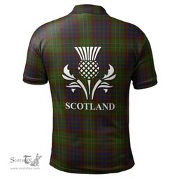 Scottish Cunningham Hunting Modern Clan It's In My DNA - DNA In Me Crest Tartan Polo Shirt Scottish Plaid Tartan Plaid - ScotsTee - scotstee.com