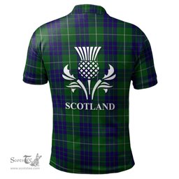 Scottish Hamilton Green Hunting Clan It's In My DNA - DNA In Me Crest Tartan Polo Shirt Scottish Plaid Tartan Plaid - ScotsTee - scotstee.com