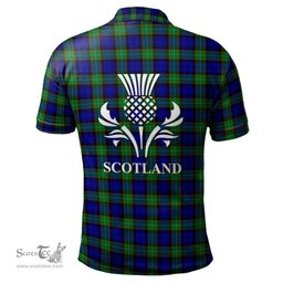 Scottish Sempill Modern Clan It's In My DNA - DNA In Me Crest Tartan Polo Shirt Scottish Plaid Tartan Plaid - ScotsTee - scotstee.com
