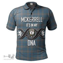 Scottish McKerrell of Hillhouse Dress Clan It's In My DNA - DNA In Me Crest Tartan Polo Shirt Scottish Plaid Tartan Plaid - ScotsTee - scotstee.com