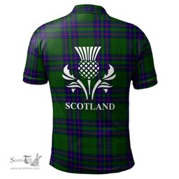 Scottish Lockhart Modern Clan It's In My DNA - DNA In Me Crest Tartan Polo Shirt Scottish Plaid Tartan Plaid - ScotsTee - scotstee.com