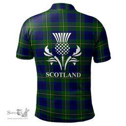 Scottish Johnston Modern Clan It's In My DNA - DNA In Me Crest Tartan Polo Shirt Scottish Plaid Tartan Plaid - ScotsTee - scotstee.com