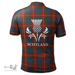 Scottish Fraser Ancient Clan It's In My DNA - DNA In Me Crest Tartan Polo Shirt Scottish Plaid Tartan Plaid - ScotsTee - scotstee.com