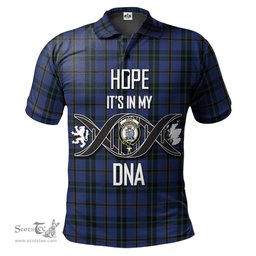 Scottish Hope (Vere - Weir) Clan It's In My DNA - DNA In Me Crest Tartan Polo Shirt Scottish Plaid Tartan Plaid - ScotsTee - scotstee.com