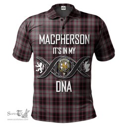 Scottish MacPherson Hunting Clan It's In My DNA - DNA In Me Crest Tartan Polo Shirt Scottish Plaid Tartan Plaid - ScotsTee - scotstee.com