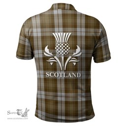 Scottish Baillie Dress Clan It's In My DNA - DNA In Me Crest Tartan Polo Shirt Scottish Plaid Tartan Plaid - ScotsTee - scotstee.com