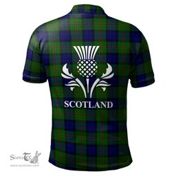 Scottish Dundas Modern Clan It's In My DNA - DNA In Me Crest Tartan Polo Shirt Scottish Plaid Tartan Plaid - ScotsTee - scotstee.com