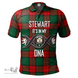 Scottish Stewart Atholl Modern Clan It's In My DNA - DNA In Me Crest Tartan Polo Shirt Scottish Plaid Tartan Plaid - ScotsTee - scotstee.com