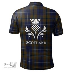 Scottish Douglas Brown Clan It's In My DNA - DNA In Me Crest Tartan Polo Shirt Scottish Plaid Tartan Plaid - ScotsTee - scotstee.com