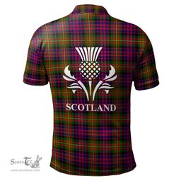 Scottish Carnegie Modern Clan It's In My DNA - DNA In Me Crest Tartan Polo Shirt Scottish Plaid Tartan Plaid - ScotsTee - scotstee.com