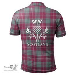 Scottish Crawford Ancient Clan It's In My DNA - DNA In Me Crest Tartan Polo Shirt Scottish Plaid Tartan Plaid - ScotsTee - scotstee.com