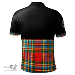 Scottish Chattan Clan Half Of Tartan Crest Tartan Polo Shirt Scottish Plaid Tartan Plaid - ScotsTee - scotstee.com
