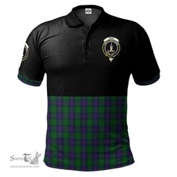 Scottish Shaw Clan Half Of Tartan Crest Tartan Polo Shirt Scottish Plaid Tartan Plaid - ScotsTee - scotstee.com