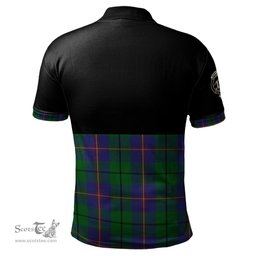 Scottish Carmichael Clan Half Of Tartan Crest Tartan Polo Shirt Scottish Plaid Tartan Plaid - ScotsTee - scotstee.com