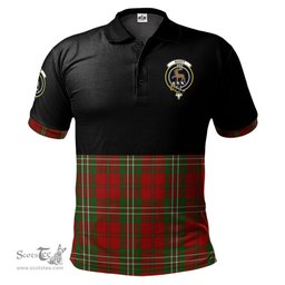 Scottish Scott Clan Half Of Tartan Crest Tartan Polo Shirt Scottish Plaid Tartan Plaid - ScotsTee - scotstee.com