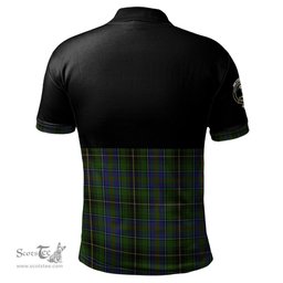 Scottish MacInnes Clan Half Of Tartan Crest Tartan Polo Shirt Scottish Plaid Tartan Plaid - ScotsTee - scotstee.com