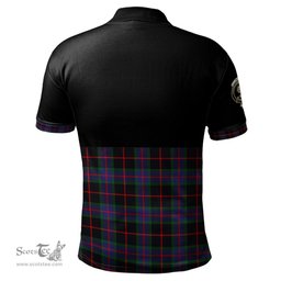 Scottish Nairn Clan Half Of Tartan Crest Tartan Polo Shirt Scottish Plaid Tartan Plaid - ScotsTee - scotstee.com