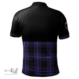 Scottish Dunlop Clan Half Of Tartan Crest Tartan Polo Shirt Scottish Plaid Tartan Plaid - ScotsTee - scotstee.com