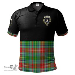 Scottish Muirhead Clan Half Of Tartan Crest Tartan Polo Shirt Scottish Plaid Tartan Plaid - ScotsTee - scotstee.com