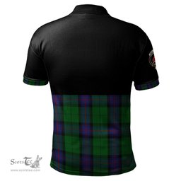Scottish Armstrong Clan Half Of Tartan Crest Tartan Polo Shirt Scottish Plaid Tartan Plaid - ScotsTee - scotstee.com