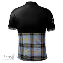 Scottish Bell Clan Half Of Tartan Crest Tartan Polo Shirt Scottish Plaid Tartan Plaid - ScotsTee - scotstee.com