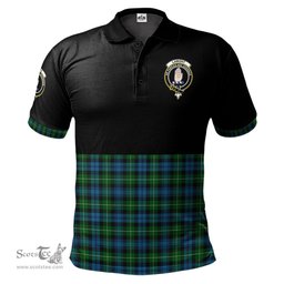 Scottish Lamont Clan Half Of Tartan Crest Tartan Polo Shirt Scottish Plaid Tartan Plaid - ScotsTee - scotstee.com