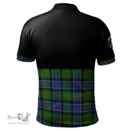 Scottish Paterson Clan Half Of Tartan Crest Tartan Polo Shirt Scottish Plaid Tartan Plaid - ScotsTee - scotstee.com