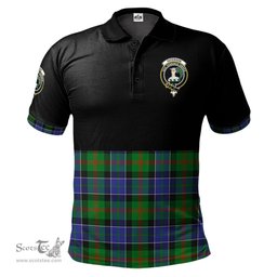 Scottish Paterson Clan Half Of Tartan Crest Tartan Polo Shirt Scottish Plaid Tartan Plaid - ScotsTee - scotstee.com