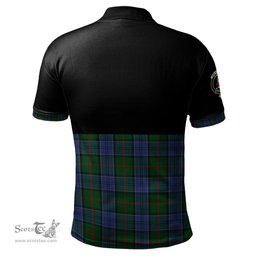 Scottish Colquhoun Clan Half Of Tartan Crest Tartan Polo Shirt Scottish Plaid Tartan Plaid - ScotsTee - scotstee.com