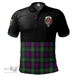 Scottish Wilson Clan Half Of Tartan Crest Tartan Polo Shirt Scottish Plaid Tartan Plaid - ScotsTee - scotstee.com