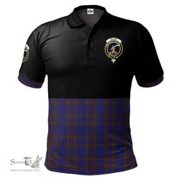 Scottish Elliot Clan Half Of Tartan Crest Tartan Polo Shirt Scottish Plaid Tartan Plaid - ScotsTee - scotstee.com