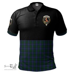 Scottish Sutherland Clan Half Of Tartan Crest Tartan Polo Shirt Scottish Plaid Tartan Plaid - ScotsTee - scotstee.com